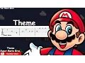 Super Mario Bros - Theme Guitar Tutorial