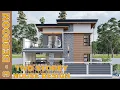 4-Bedroom Two Storey House Design with floow plan