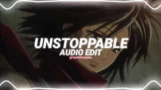Unstoppable Sia Edit Audio 