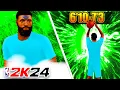 THE BIGGEST GREEN WINDOW BIG MAN JUMPSHOT IN NBA 2K24 BEST JUMPSHOT FOR CENTERS 6 10-7 3