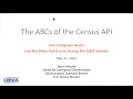 The ABCs of the Census API