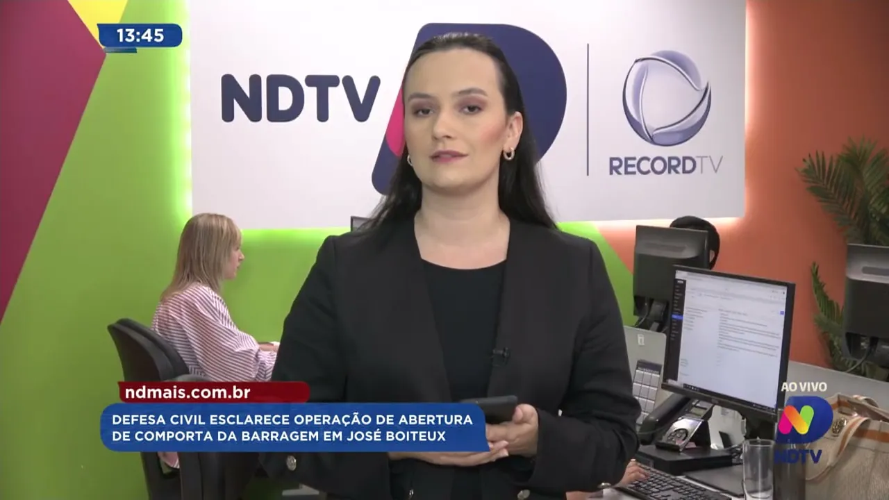 Defesa Civil esclarece operação de abertura de comporta da barragem em José Boiteux