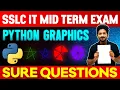 SSLC IT MID Term Exam Chapter 4 Python Graphics Important Question in 10 Minutes Exam Winner