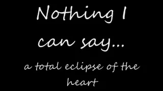 Total Eclipse Of The Heart Glee Lyrics 