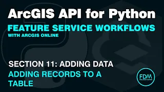 Adding Records to an ArcGIS Online Table with the ArcGIS API for Python