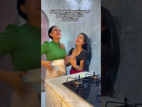 Quando quero improvisar uma gordurinha pra bisteca #comedy #funny