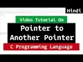 Pointer to Another Pointer in C Programming Tutorial in Hindi