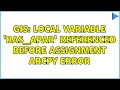 GIS local variable ras - APAR referenced before assignment ArcPy error
