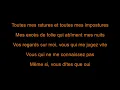 Ne Me Jugez Pas - Camille Lellouche (Karaoke)