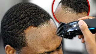 HAIRCUT TUTORIAL: The Ultimate COWLICK Guide for 360 Waves