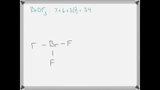 Lewis structure of BrOF3 please