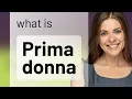 Prima donna meaning of PRIMA DONNA