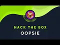 HackTheBox Starting Point - OOPSIE