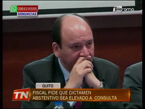 Fiscal pide que dictamen abstentivo sea elevado a consulta