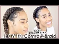 How to Dutch Natural Hair Dutch Braids