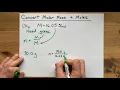 Convert Molar Mass to Moles 2021