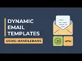 Dynamic Email Templates with Node js and Nodemailer - Using Handlebars