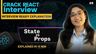 Props vs State in React Interview Edition Difference Explained React Interview Questions 2026