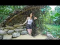 Download Lagu TIMELAPSE - Surviving 30 Days Alone by Building a Shelter in the Rainforest