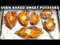 How To Cook Baked Sweet Potatoes in the Oven
