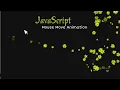JavaScript Mouse Move Animation Effect Mouse Animation Effect star Particles
