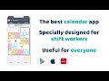 SHIFTER CALENDAR APP - The best scheduling planner application