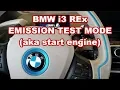 How to start BMW i3 REx engine for QUICK