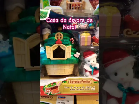 Casa da árvore de Natal com bebê mamãe Noel !! #natal2026 #natal #sylvanianfamilies #tiacris