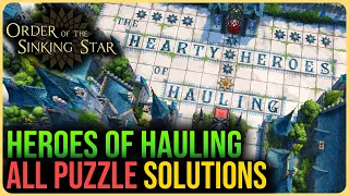 Heroes of Hauling – All Puzzle Solutions – Order of The Sinking Star
