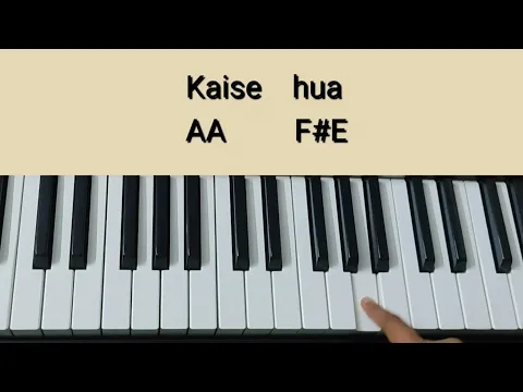 Download MP3 Kaise Hua Tutorial (Chords+Melody) | Kabir Singh | Keyboard
