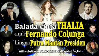 Download Balada cinta Thalia, dari Fernando Colunga, Ricky Martin hingga putra mantan Presiden Meksiko MP3