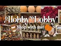 NEW FALL DECOR AT HOBBY LOBBY SHOP WITH ME