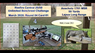 Anschutz 1761 50-Yds ARA Unlimited Target March RD 04 CD 01 Rimfire Central Challenge