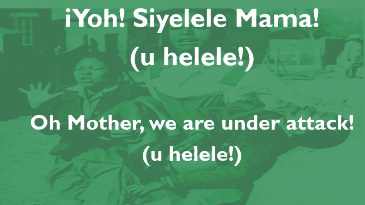 Sarafina - Siyelele Mama (Sechaba)  Lyric Video