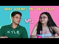 WHO KNOWS ME BETTER?! BEA BORRES vs KYLE ECHARRI || Andrea B.