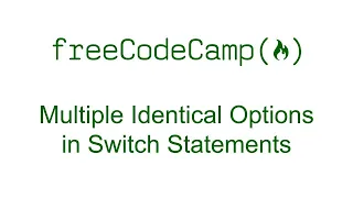 Multiple Identical Options in Switch Statements