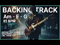 Download Lagu Cinematic Alone in the Rain Rock Ballad Guitar Backing Track Jam in A Minor || 85 BPM