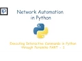 2 Executing Interactive Commands in Python through Paramiko Part-1