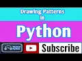 Drawing Square Patterns using turtle in Python Python Language Python for Beginners
