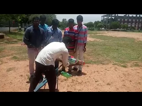 Download MP3 Water rocket 🚀 test on Fatima Michael college student karuppasamy. BE