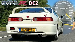 HONDA INTEGRA TYPE R DC2 9000RPM VTEC at TOP SPEED on AUTOBAHN