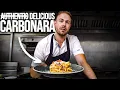 Cooking a Not-So-Authentic Spaghetti Carbonara
