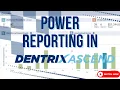 Dentrix Ascend Power Reporting for Beginners Dental Office Manager Tutorial