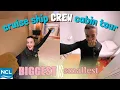 Cruise Ship Crew Cabin tour BIGGEST vs SMALLEST