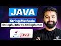 Java Strings Part 2 All String Methods StringBuilder vs StringBuffer Java Full Course
