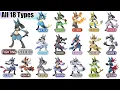 Lagu All 18 Types Mega Lucario Evolutions | Pokémon Type Swap Animation | Max S
