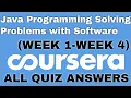 Java Programming Solving Problems with Software coursera quiz Answers Java Programming