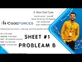 ICPC Assiut Sheet Sheet 1 problem B Basic Data Types