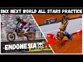 Download Lagu HUGE CRASH! Charlotte SMX Next World All Stars Free Practices (Learning the Track)