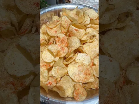 🤤Potato Chips #subscribe #shorts #youtube #youtubeshorts #cooking #shortvideo #food
